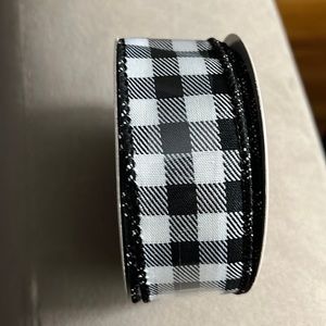 Buffalo Print wired ribbon